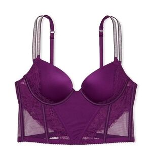 Victoria Secret legant Purple Lace Bustier
